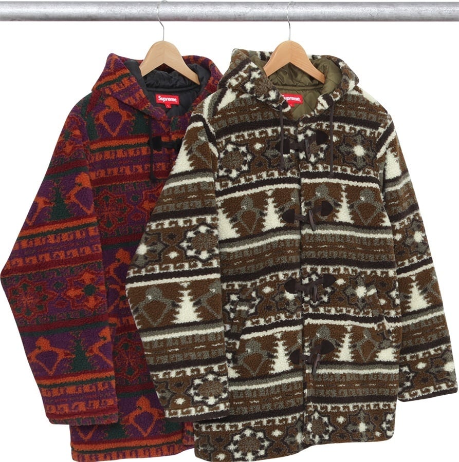 Sherpa Fleece Toggle Jacket